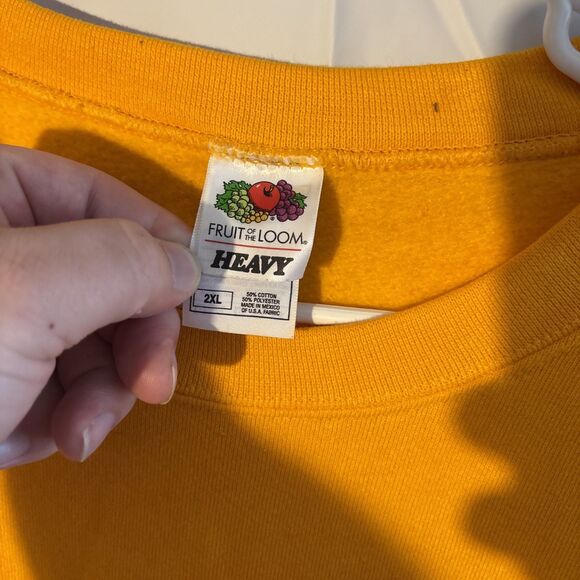 Vintages 2000s NHL Boston Bruins Sweatshirt Fruit Of The Loom Heavy Tag Mens 2XL - Picture 4 of 7